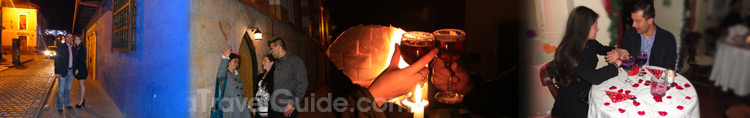 copa de vino caliente y recorrido romantico en la candelario Bogota