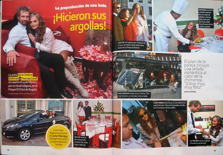 articulo revista tv y novelas - plan argollas - bogota - Aura Cristina Geithner 